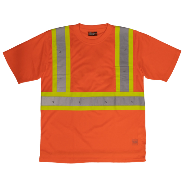 Tough Duck S/S Safety T-Shirt with Pocket; Style: S392