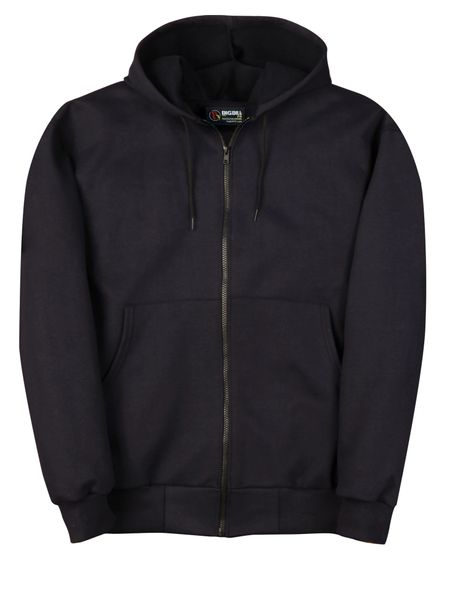 Big Bill Hooded Zip-Front FR Sweatshirt (NAVY); Style: DW17S11