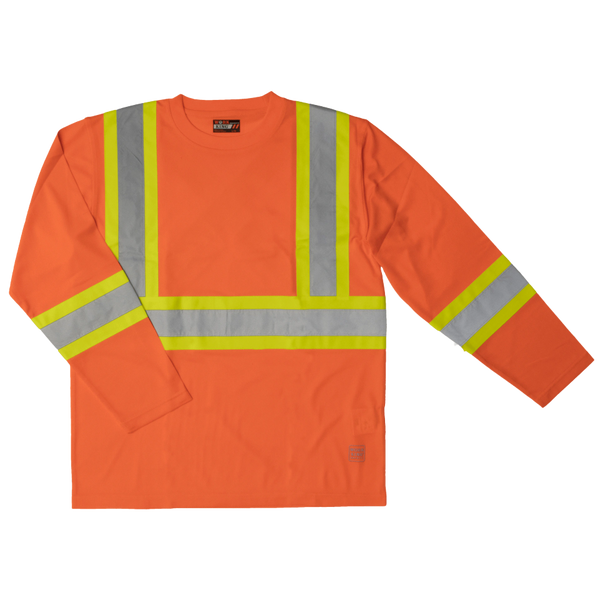 Tough Duck Long Sleeve Safety Shirt: Style: ST10