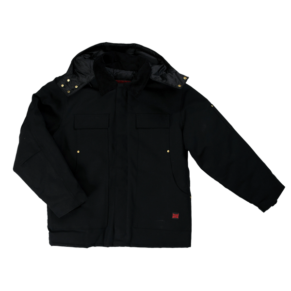  Tough Duck Men's Heavywt. Polyfill Parka, Black, 3X: Outerwear:  Clothing, Shoes & Jewelry