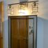light fixture and medicine cabinet installation, wall painting