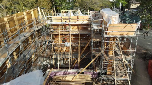 Rammed earth construction, Green building, Sirewall, Regina, Saskatchewan, Canada