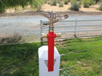 side  mounted wildfire sprinkler by code3 water