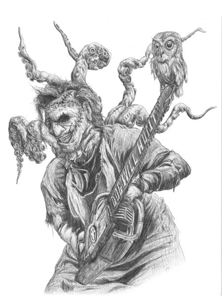 Dog Will Hunt Leatherface Texas Chainsaw Massacre Art By Tai