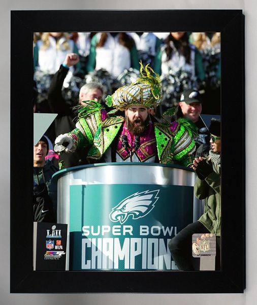  Jason Kelce Philadelphia Eagles S. B. 52 Champion 8x10