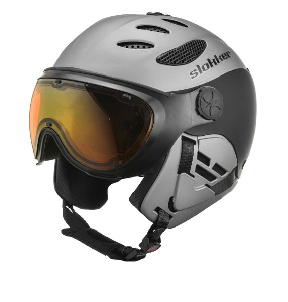 Ski Helm Slokker Skihelm SLK Balo II Grau #3162 Ski Helm 