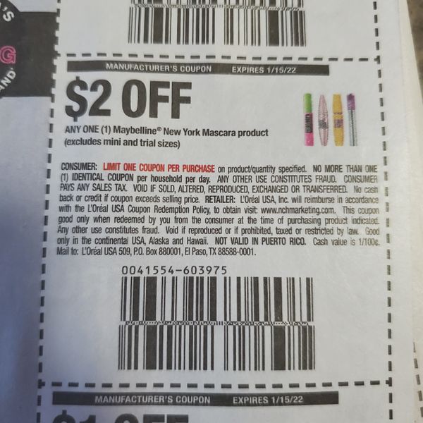 Maybelline Coupons Mascara Printables