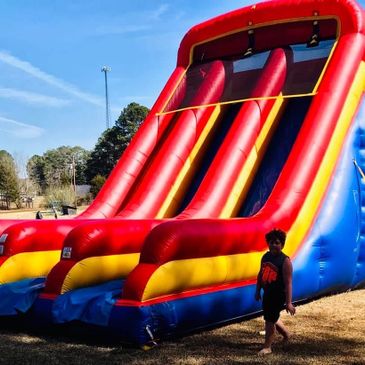 Double Lane Slide for rent around Lake Oconee in Georgia.