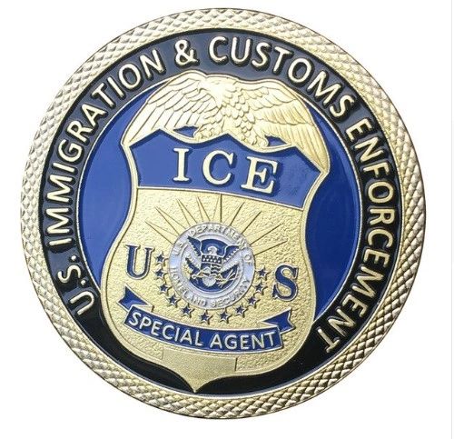 ICE US IMMIGRATION AND CUSTOMS ENFORCEMENT BADGE Collectible Challenge Coin