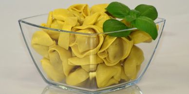 Tortellinis farcis au fromage ou au boeuf et veau