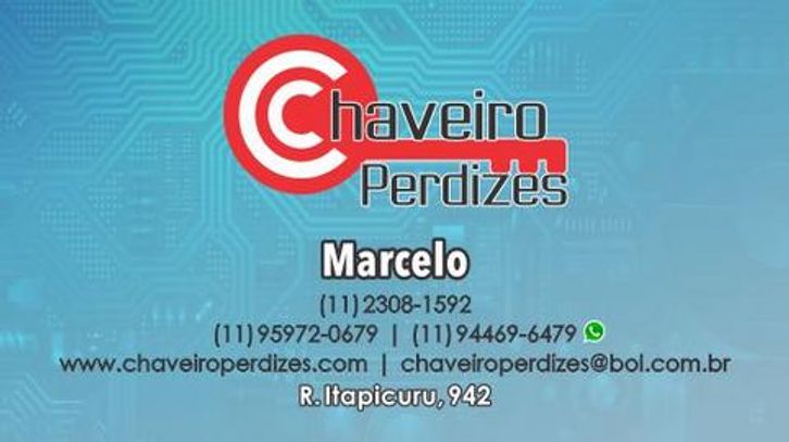 telefone de chaveiro perdizes