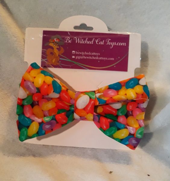 Cat Bowtie with Attached Collar Easter Designs