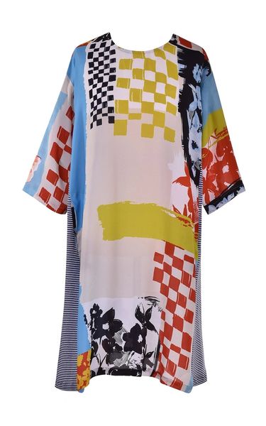 Alembika A Line Art Print Dress-SD613B | IC Collection | Unique Apparel