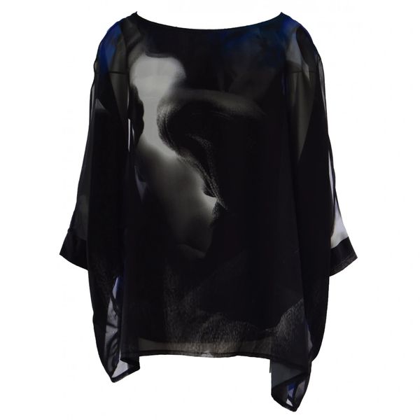 Lyman by Frank Lyman Chiffon Tunic Top With Kimono Sleeves-189187 | IC ...