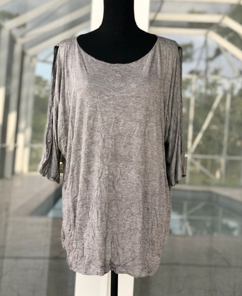 Comfy USA Crinkle Petra Tunic-C590P | IC Collection | Unique Apparel