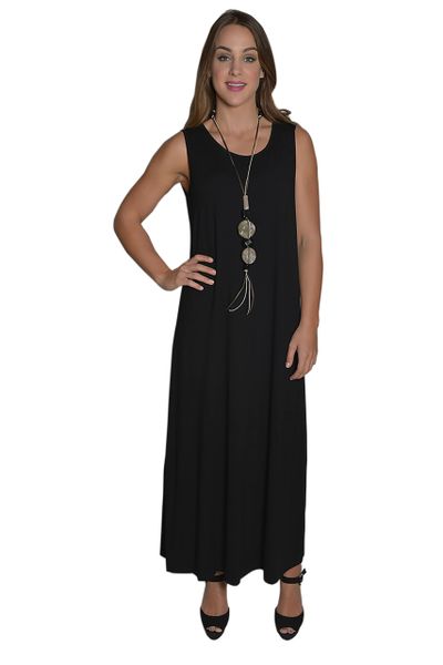 Gardy Long Sleeveless Dress- GD-689 | IC Collection | Unique Apparel