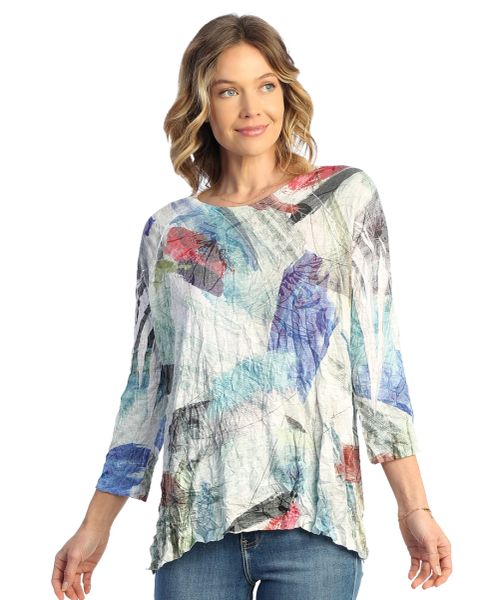 Jess & Jane Crinkled Watercolor Tunic-RC2-1646 | IC Collection | Unique ...