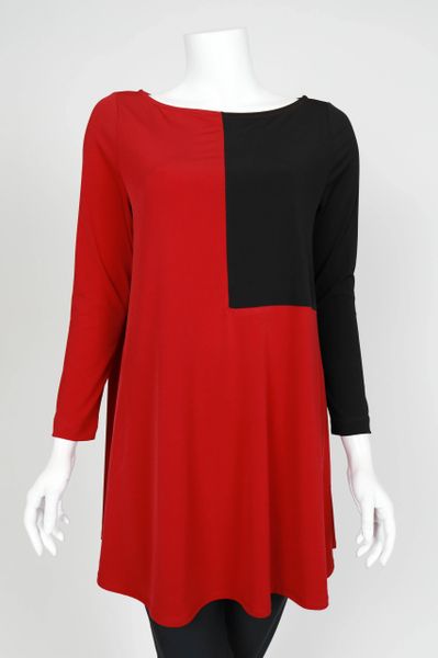 IC Collection Colorblock Tunic-IC-5547T | IC Collection | Unique Apparel