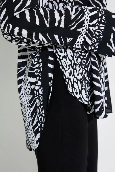 Joseph Ribkoff T Animal Print Black Dress 224173 295 main image 0