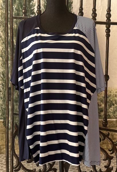 Alembika Multi Striped High Low Tunic-TT530N | IC Collection | Unique ...