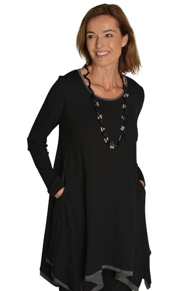 Song & Sung Two Tone Tunic- DT-3028 | IC Collection | Unique Apparel