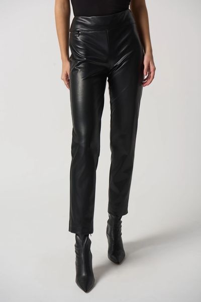 Joseph Ribkoff Faux Leather Pull-On Pants-223196TT