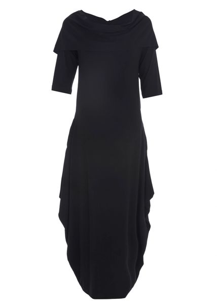 Kozan Black Jura Dress-TS-1617-BLK | IC Collection | Unique Apparel