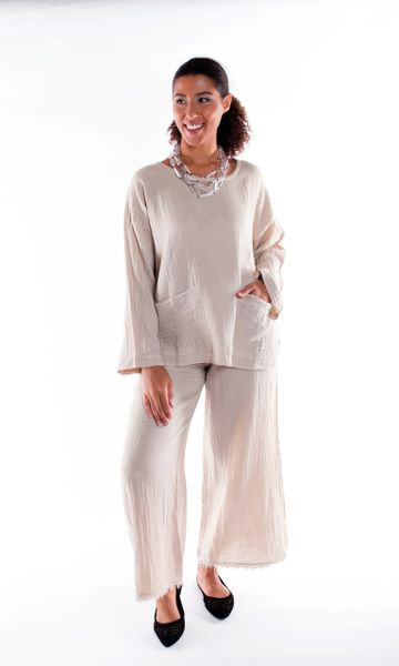 Honest Cotton Beach Pocket Tunic-HC-T101-CC | IC Collection | Unique ...