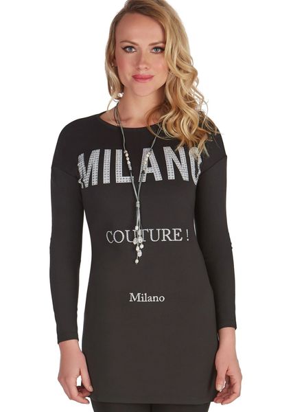 Tricotto Long Sleeve Milano Tunic-F715-F19, IC Collection