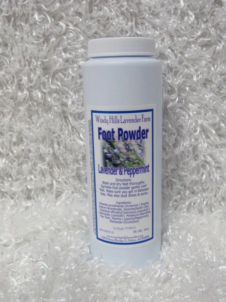 Foot Time: All Natural Lavender & Peppermint Foot Powder