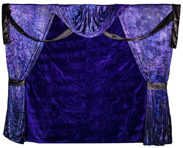 Purple Tye-Dye Velvet