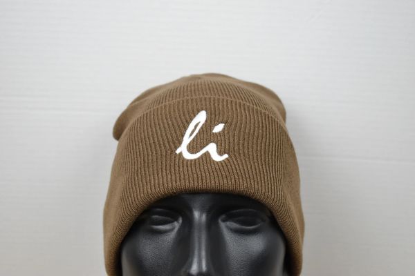 Brown L.I. cuffed Beanie