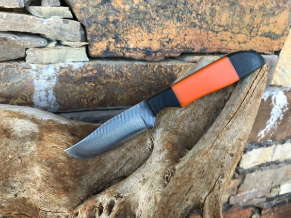 Anza Knives WK-2 File Knife w/ Kryptek Kydex Sheath | 7rattlesbushcraft Custom Kydex Knife and Holster Maker