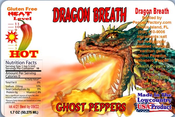 Dragon Breath Mini Pepper Factory Hot Sauce Dipping Grilling Sauce Private Label