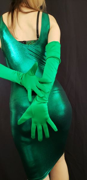 Green Shiny Sexy Dress