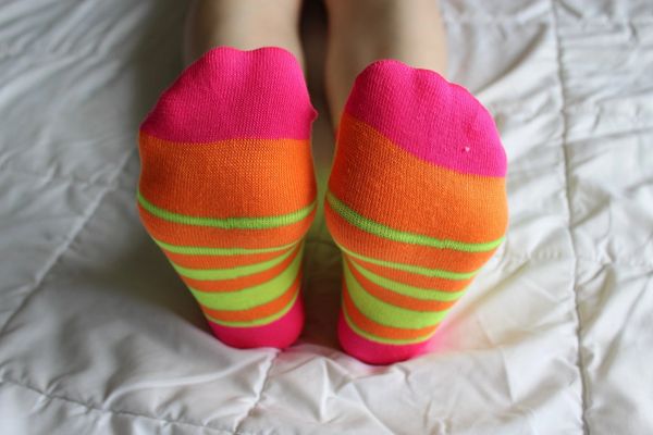 Well Worn Bright Colored Well Worn Socks