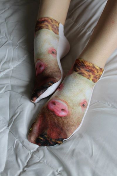 Well Worn Ankle Pig Socks