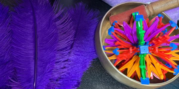Relax, Breathe, Feather, Singing Bowl, Resilience, Mental Health, Wellbeing, Children Mental Health