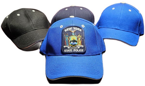 New York State Police Ball Caps Hats Cotton Strap Fancier Brim | Reyes ...