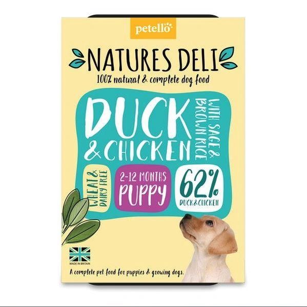 Natures Deli Puppy Duck & Chicken 400g Tray Wet Dog Food Fintasia Essex, Tropical Aquatics