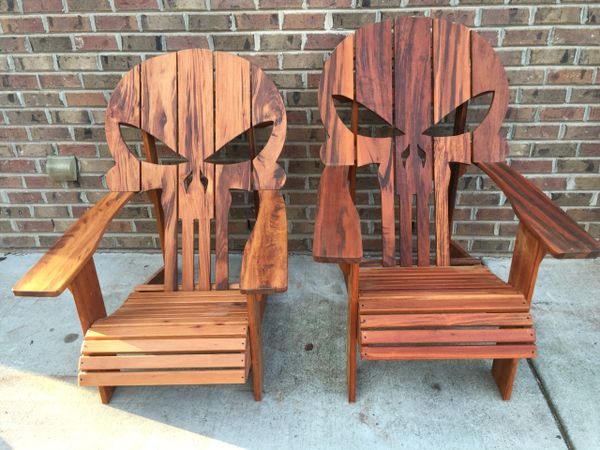 Skull 2025 adirondack chair