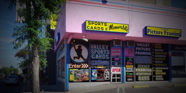 History Of The Store Valley Sports Cards Memorabilia Picture Framing