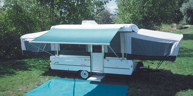 Pop-up camper awning
Popup camper awning