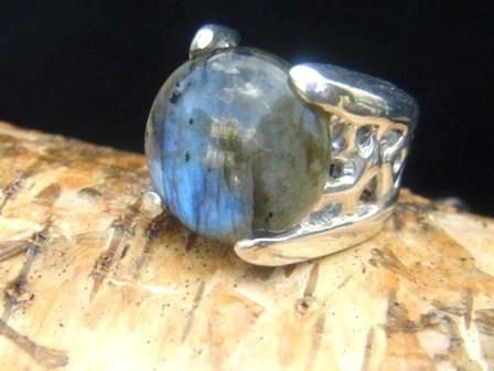 Labradorite Silver Ring