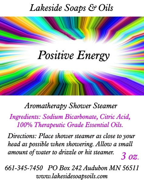 Positive Energy Aromtherapy Shower Steamers