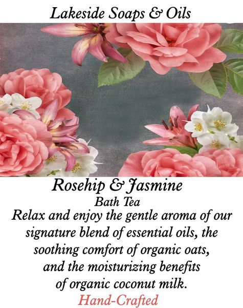Rosehip & Jasmine Bath Tea
