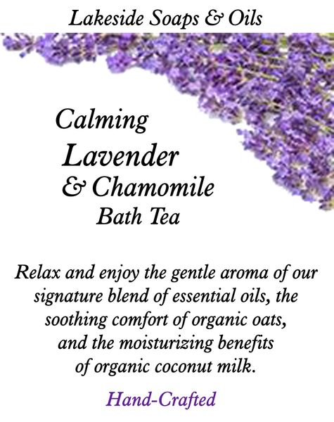 Calming Lavender Bath Tea