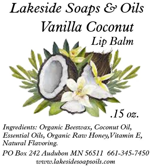 Vanilla Coconut Lip Balm