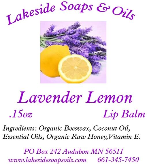 Lavender Lemon Lip Balm