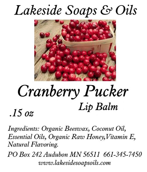 Cranberry Pucker Lip Balm